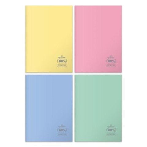 Zeszyt HERLITZ A5/60k # LINIA 70g ECO COLOR PASTEL EAN : 5901389555981