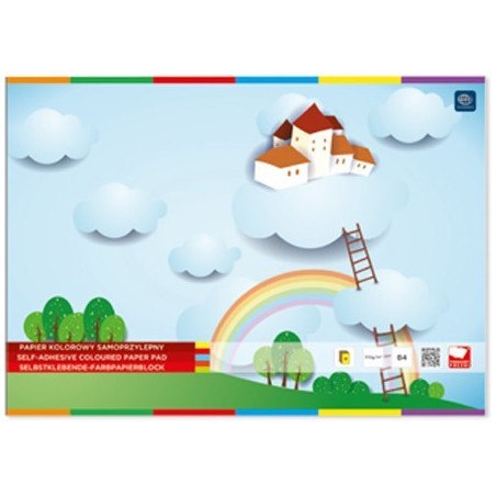 Zeszyt papier KOLOROWY B4 INTERDRUK samoprzylepny EAN : 5902277172280