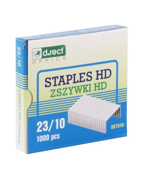 Zszywki D.RECT 23/10 /1000/ HD 007040
